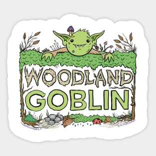 Woodland Goblin Sticker